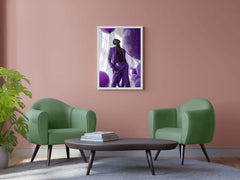 Purple Formal Suit Wall Art