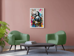 Mona Lisa Graffiti Style Wall Art