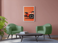 Portrait Painting Porsche Wall Art