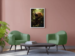 Roaring Liger Animal Wall Art