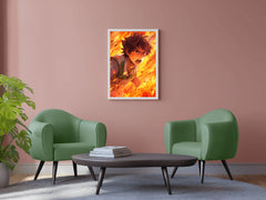 Orange Anime character  Anime Wall Art