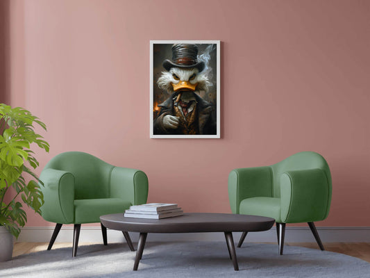 Scroodge McDuck, The Shadow Billionaire Wall Art - beink online art store