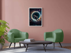 Astronaut Encountering a Black Hole Wall Art - beink online art store