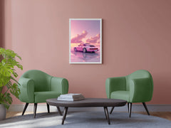 Porsche911 Pink Wall Art