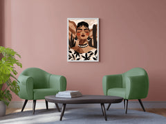 Painting of Fashionable African Women Wall Art