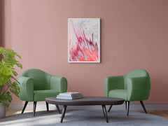 Smooth Long Run Elegent Brush Strokes Abstract Wall Art