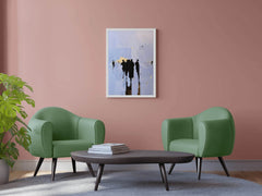 Cityscape Reflections Modern Wall Art - beink online art store
