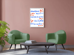 Colored Geometric Shapes Wall Art