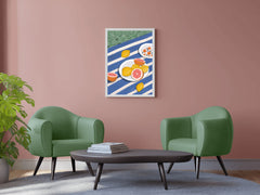 Plate of Lemon And Orange Wall Art