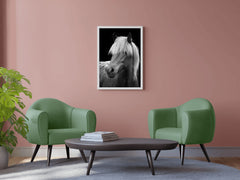 Icelandic Horse Black & White Wall Art