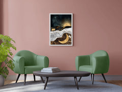 Lunar Sunrise Modern Wall Art