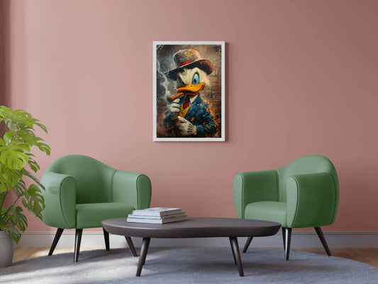 Scroodge McDuck, Dark Edition Wall Art - beink online art store