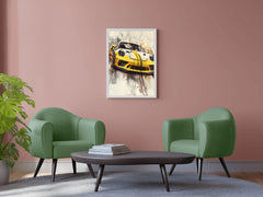 Porsche GT3 RS Naranja Wall Art