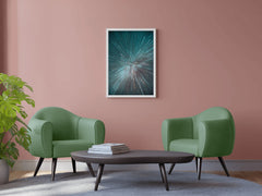 Splash of Hyperspace Lines Abstract Wall Art