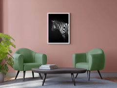 Zebra Black & White Wall Art