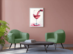 Serve Red Wine Wall Art