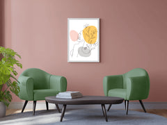 Minimal Feminine Flowers Wall Art