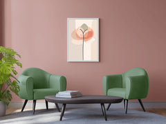 Light Colors Flower Painting Abstract Wall Art