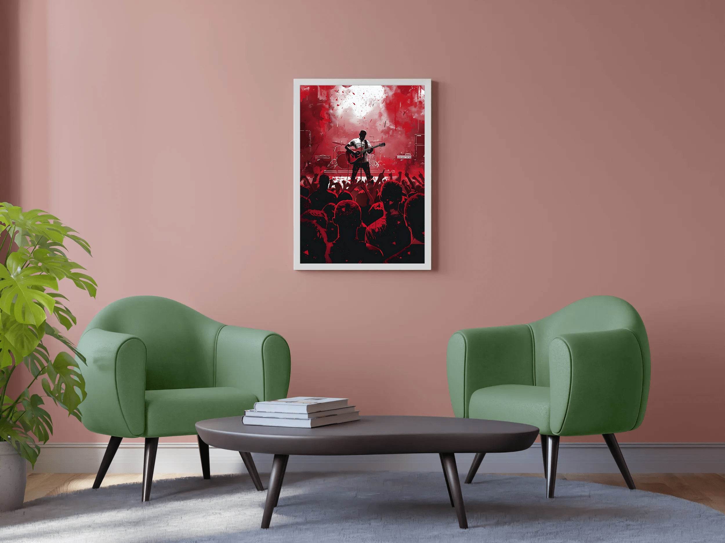 Heavy Metal Music Concert Wall Art - beink online art store