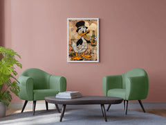 Donald Duck Holding Bottle Wall Art