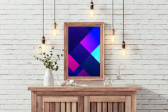 LED Style Abstract Wall Art