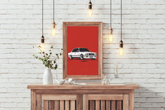 BMW E3 Classic Wall Art