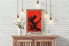 Loving Musician Wall Art