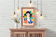 Flower Girl Wall Art