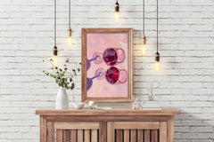 Glasses of Red Wine Wall Art