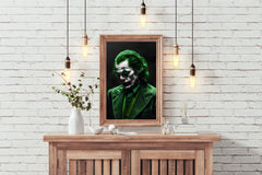 Painting of Joker Character Premium Wall Art