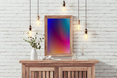 Multicolor Background Abstract Wall Art