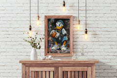 Basketball  Streetwise  Donald  Duck Wall Art