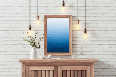 Evening Sea View Abstract Wall Art