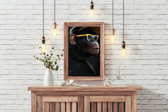 Gorilla With Sunglasses Wall Art