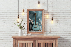 Live Nature With Guitar Wall Art - beink online art store