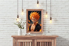 Natsu Dragneel Anime Wall Art