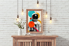 Astronaut Canvas Print Artwork