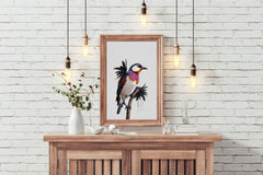 Colorful Bird Wall Art