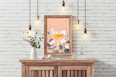 Glass of Orange Juice Wall Art