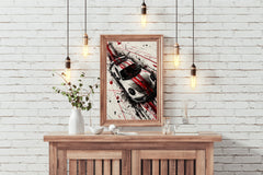 Porsche 911 Hyper-Real Wall Art