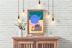 Teapot And Tea Wall Art