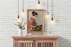 Japanese Dj Geisha Ramen Wall Art