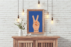 Symbol of Peace And Friendship Wall Art