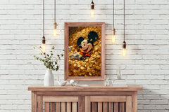 Mickey Mouse in Gold Coins Wall Art