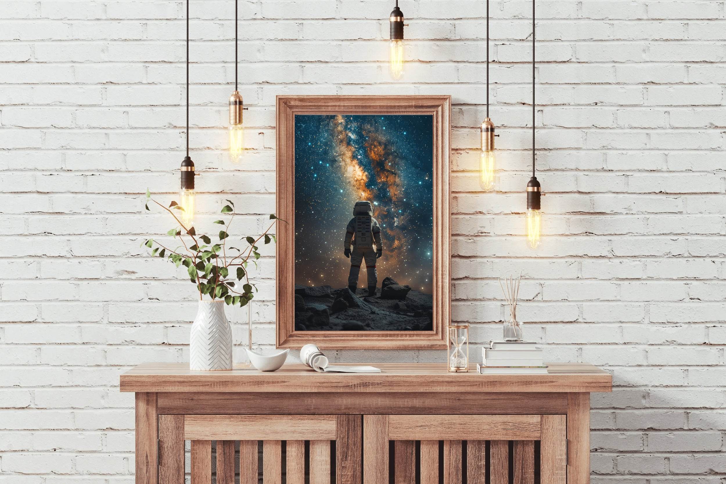 Astronaut in space Wall Art - beink online art store