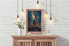 Astronaut in space Wall Art - beink online art store