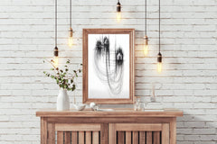 Ink-Drawn Cityscape Modern Wall Art - beink online art store