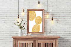 Yellow Braid Wall Art