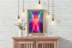 Multicolor LED Room Abstract Wall Art