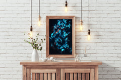 3D LED Crystals Abstract Wall Art